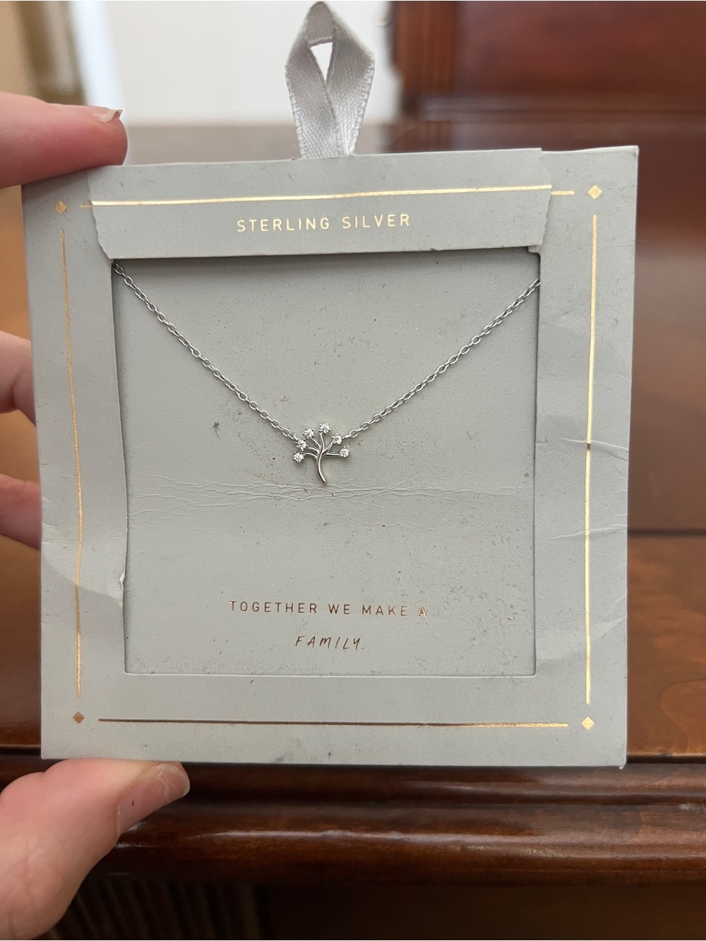a new day Sterling Silver Family Tree Necklace - Silver